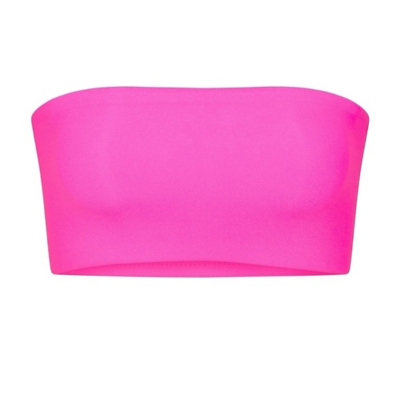 Skims bandeau bra, size small, neon pink - Picture 1 of 4